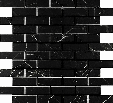 Декор Velsaa Mosaic Estrada Nero Brick bone 32.1x29.9