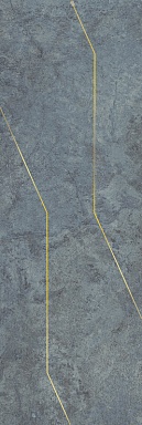 Kerama Marazzi OS/D214/13117TR Декор Эвора синий светлый глянцевый обрезной 30x89,5x0,9