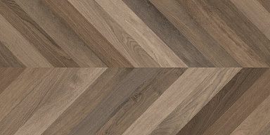 Керамогранит Laparet Wood Latina Brown Chevron M коричневый матовый карвинг 60х120