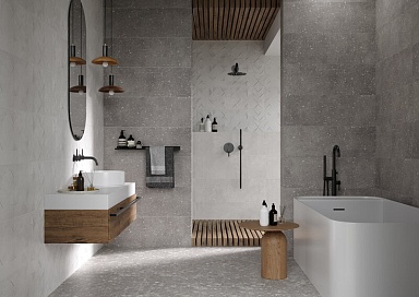 Керамогранит Gracia Ceramica Terrazzo matt grey PG 01 60х60