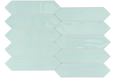 Плитка Smile Tile Picket Aqua 7.5x30