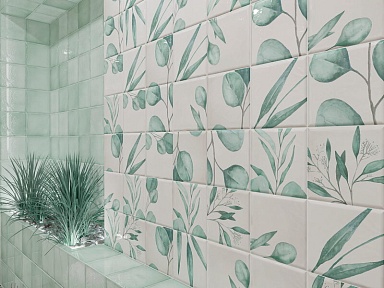 Плитка Eletto Ceramica Mate Blue 15x15