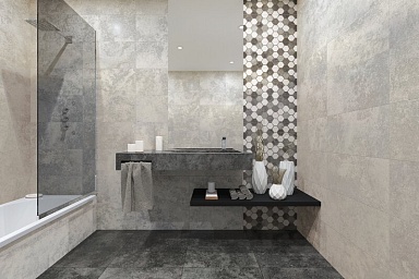 Керамогранит La Platera Millstone Black 60x60