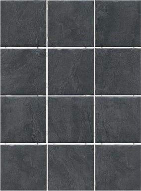 Керамогранит Kerama Marazzi 1301H Дегре чёрный (полотно 29,8х39,8 из 12 частей 9,8х9,8)