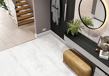 Керамогранит Alma Ceramica GFA114CMT04R Cemento матовый 570x1140x7,5