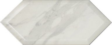 Плитка Kerama Marazzi 35009 Келуш грань белый глянцевый 14х34