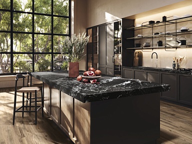 Керамогранит Ape A041062 Black Hispania Natural Rect 120x278
