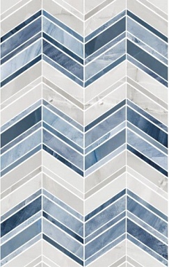 Плитка Gracia Ceramica 010100000866 Аника голубой низ 02 25х40