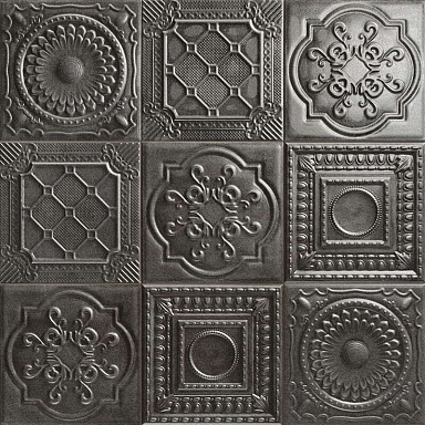 Декор Mainzu Relief Silver 20x20