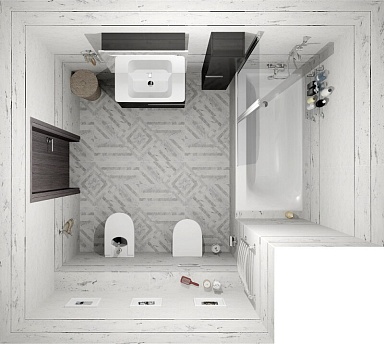 Керамогранит Gracia Ceramica Inverno white 01 30х60