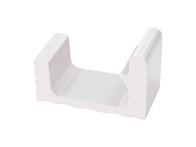 Декоративная вставка Serapool K353 1/2 часть переливного водоотводного канала White 23,5x12
