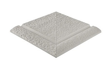 Бордюр Serapool 107-2009.1DK Наружный угловой элемент поручней Apache Grey 32,5x32,5