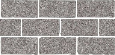 Kerama Marazzi BR025T Бордюр Роверелла пепельный мозаичный 34,5x14,7x0,9