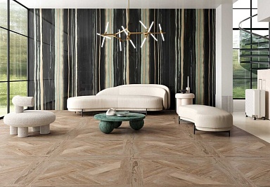 Керамогранит Tau Ceramica Bosco Black Pul 6mm 120x280