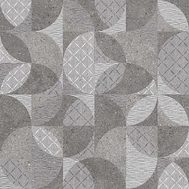 Kerama Marazzi DL601020R Фондамента серый декорированный обрезной 60x60
