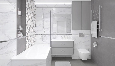 Laparet Elegance Декор-2 белый 20х50