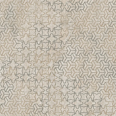 Vitra K951843R0001VTET Quarstone Декор Пэчворк Матовый R10B 7Рек 8мм 60x60
