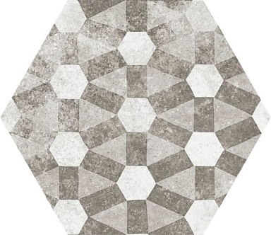 Декор Equipe 22099 Hexatile Cement Garden Grey 17,5x20 (17 видов паттерна)