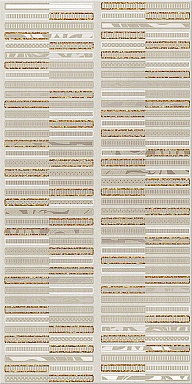 Azori Декор Aura Marfil Geometria 31,5x63