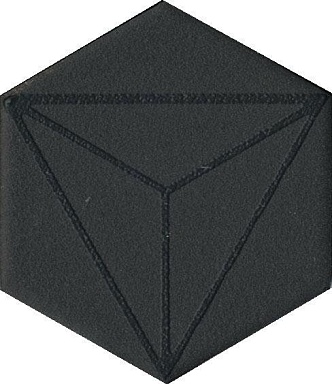 Kerama Marazzi OS/B241/63001 Декор Агуста черный 6х5,2
