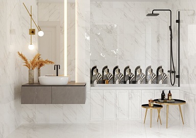Gracia Ceramica Noir white декор 25х60