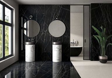 Керамогранит Tau Ceramica Marquina Black B Soft Matt 160x320