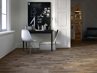 Декоративная вставка Kerama Marazzi STG/C481/SG1550 Браш Вуд коричневый тёмный 9.9х9.9