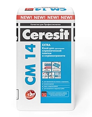 Клей Ceresit CМ 14 Extra 2092164 для плитки 5кг