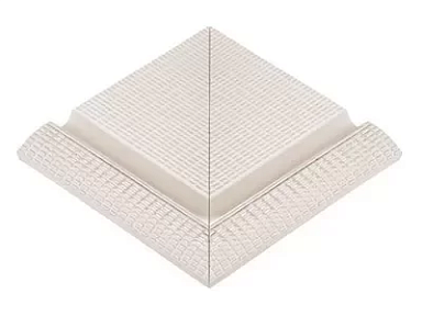 Бордюр Serapool 47200 Наружный угол с сетчатой поверхностью L Unglazed 24,5x24,5