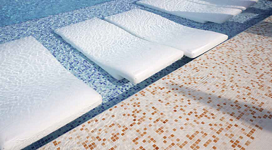 Панно Serapool SD-140 Porcelain Mosaic Design Pattern 1 5x5 (390x390)
