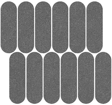 Декор Kerama Marazzi ID147 Джиминьяно наборный антрацит матовый 30x32