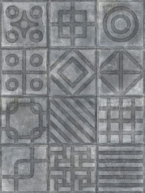 Керамогранит VIVES Paulista Grafito Antideslizante Mix 20x20