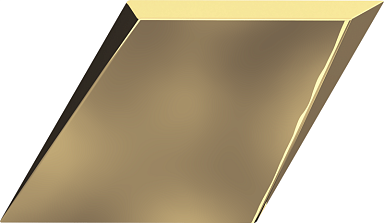 Декор ZYX 218350 Rombo Drop Gold Glossy 15x25.9