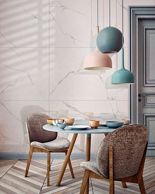 Керамогранит Global Tile GT60607603PR Romantic Белый 60x60