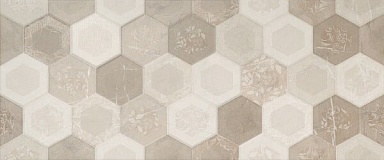 Декор Porcelanite Dos 8215 Crema Relieve Rodas 33.3x80