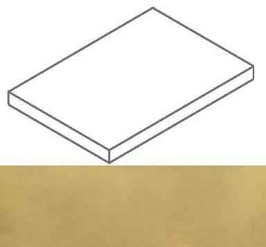 Ступень Italon 620070002364 Continuum Brass Gold Scalino Angolare SX 33x160