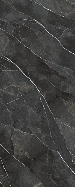 Керамогранит Laminam Russia LAMF012813 Diamond Calacatta Black Bocciardato 5 1200x3000