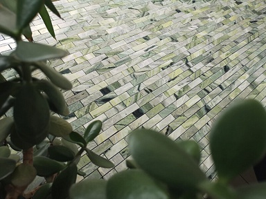 Мозаика Caramelle Mosaic Nuvola rosato Pol 23x73x7 29.8x29.8