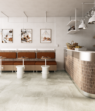 Керамогранит Eurotile Kota White Structure 60x60