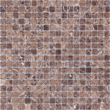 Мозаика Caramelle Mosaic Pietrine Emperador Dark MAT 15x15x4 305x305