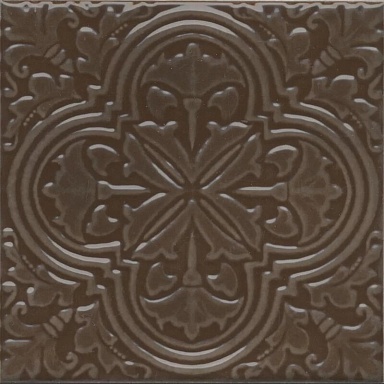 Kerama Marazzi KMD3STA005BN Декор Фес коричневый глянцевый 15x15x0,77