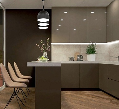 Керамогранит SotGres Natural Wood Brown Carving Slim 40x120