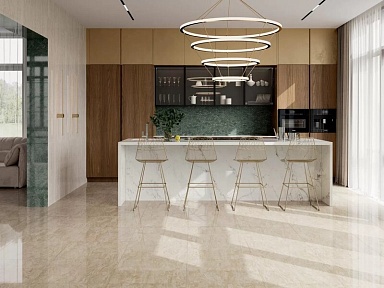 Плитка Kerama Marazzi 13115R Эвора бежевый светлый глянцевый обрезной 30х89,5