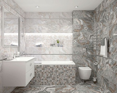 Плитка Laparet Gray светлый 25х75