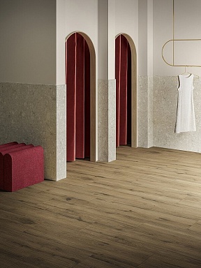 Керамогранит Vitra K947906R0001VTE0 Walnut Венге Матовый R10A Ректификат 10мм 20x120