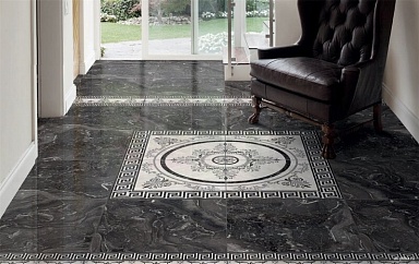 Бордюр Absolut Keramika Cenefa Nero 22x45