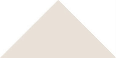Керамогранит Metlah.Store М7113 Треугольник белый 73х52х52