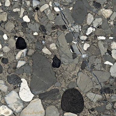 Керамогранит PrimaVera CR106 Arseno Nero carving 600х600х9