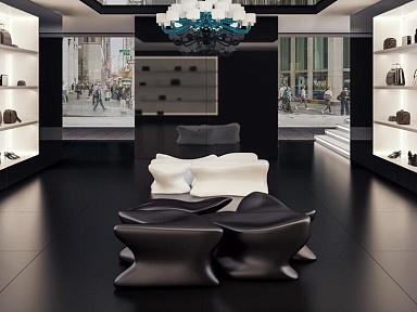 Керамогранит Tau Ceramica Grum Black Polished 160x320