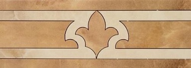 Бордюр Ceracasa Cenefa Damore 3 Honey 12.8x38.8